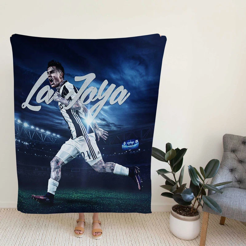 Paulo Bruno Dybalat Football Player Fleece Blanket
