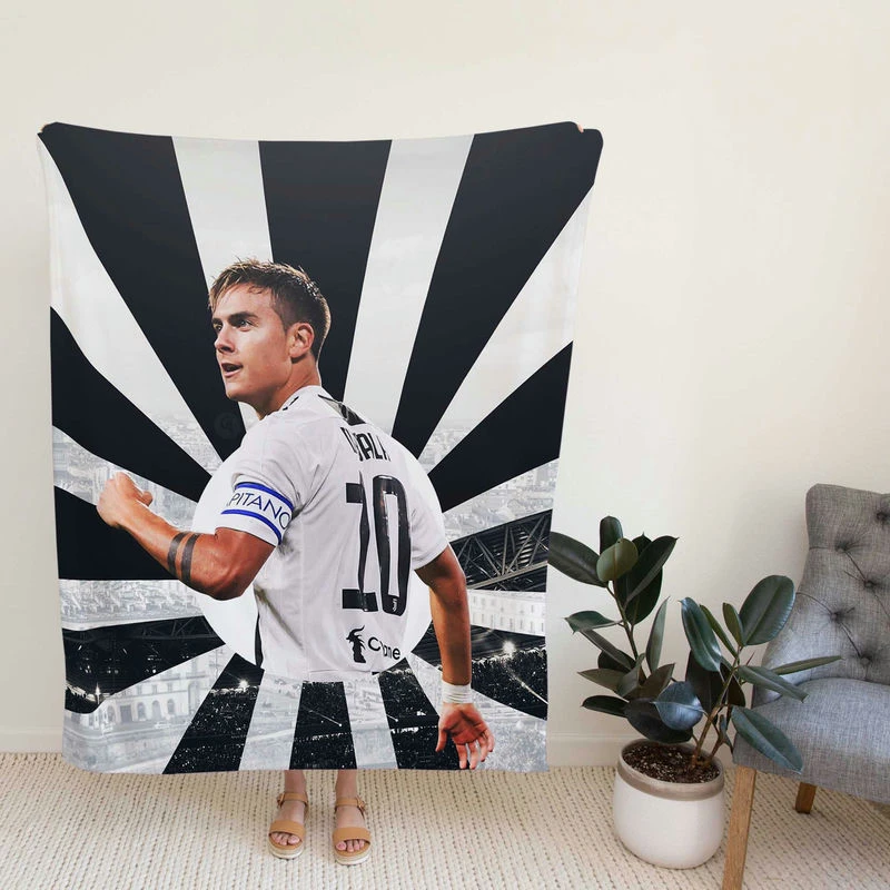 Paulo Dybaportive Football Player Fleece Blanket