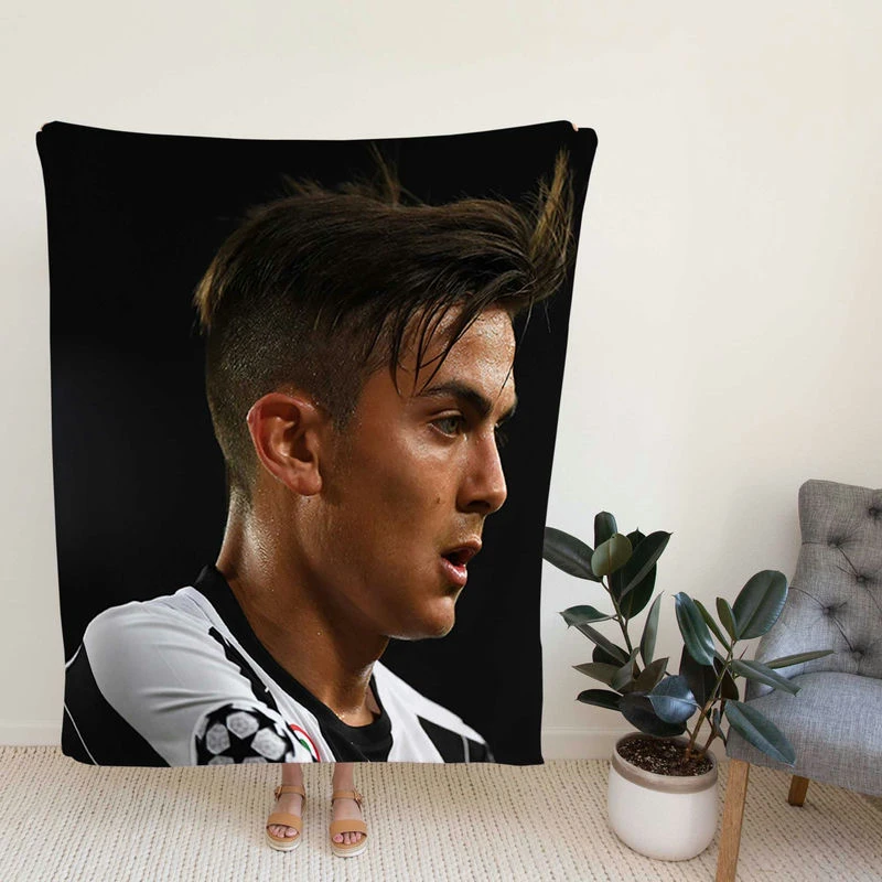 Paulo Bruno Dybala vivac Football Player Fleece Blanket