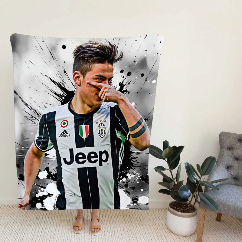 Ready Juve Footballer Player Paulo Dybala Fleece Blanket