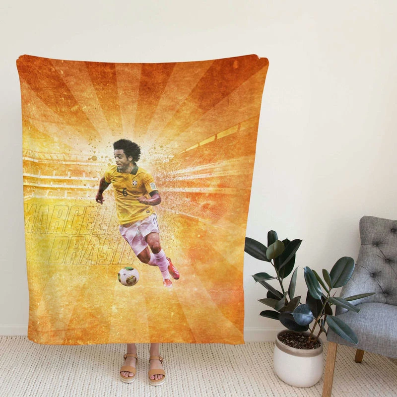 FIFPro World XI Football Player Marcelo Vieira Fleece Blanket