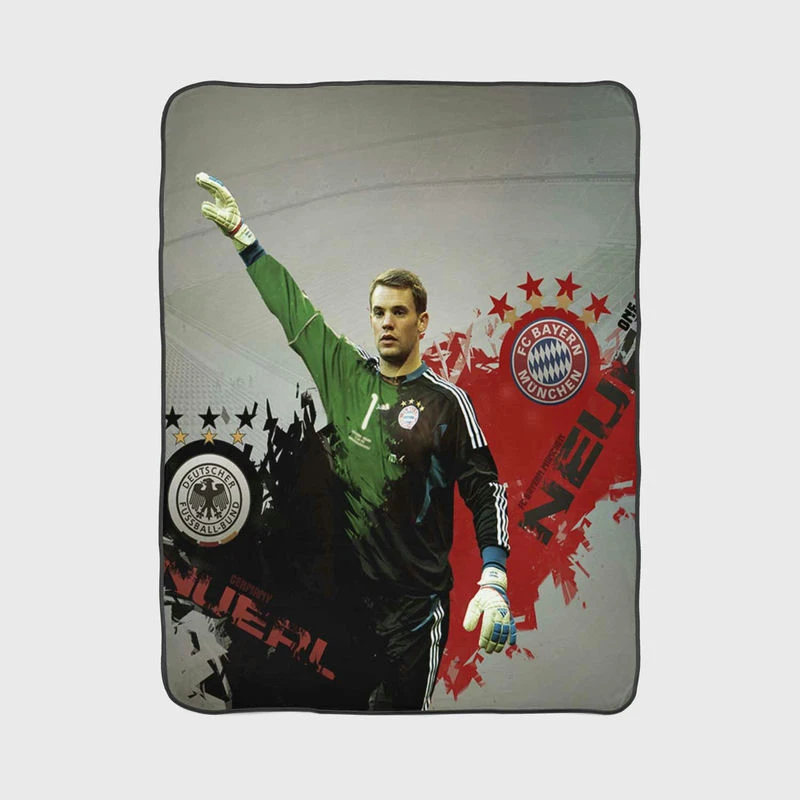 Manuel Neuer Prsional German Football Player Fleece Blanket