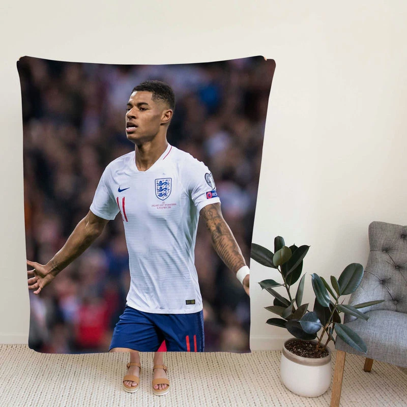 England Football Player Mahford Fleece Blanket