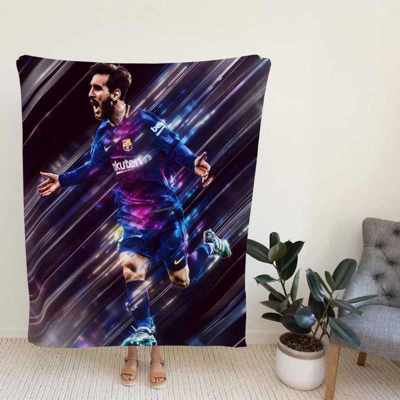 Lionelsi Popular Footballer Player Fleece Blanket