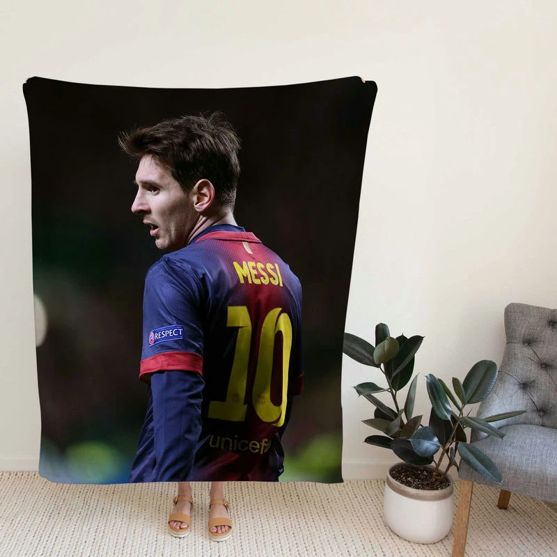 Lionelsi Barca Footballer Player Fleece Blanket