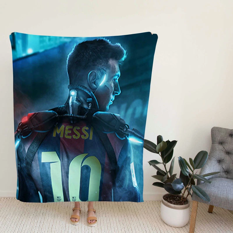 Lionelsi Humble Football Player Fleece Blanket