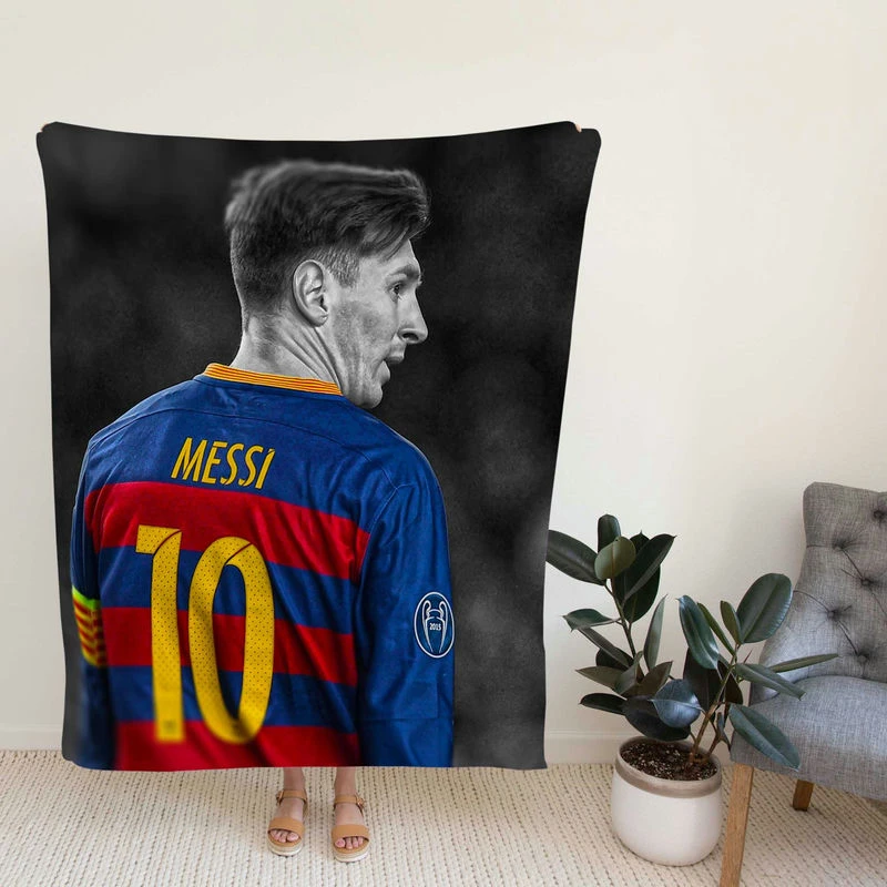 Lionelsi Competitive Football Player Fleece Blanket