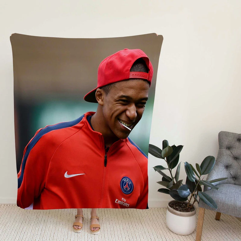 EnergetiG Football Player Kylian Mbappe Fleece Blanket