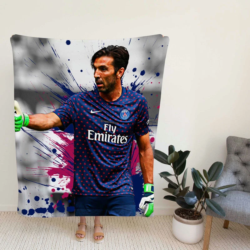 Gigi Buffon Top RankeG Football Player Fleece Blanket