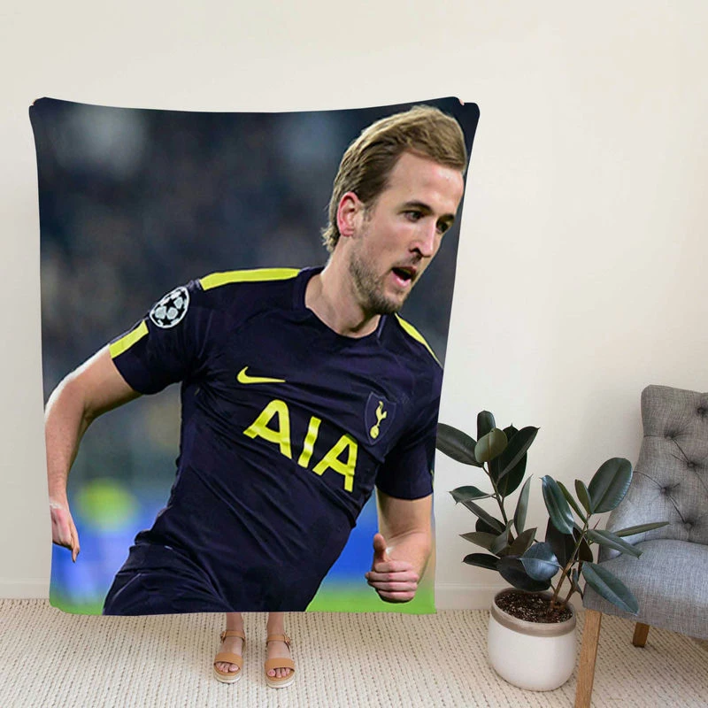 sic Football Player Harry Kane Fleece Blanket