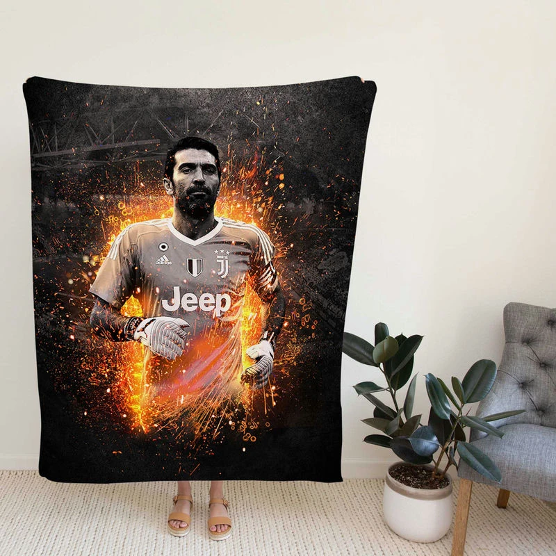 Gianluigi Buffon Popular Juve Football Player Fleece Blanket