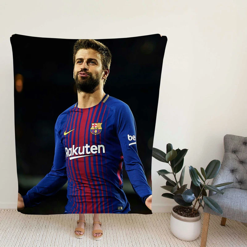 Gerard Pique Awardph Football Player Fleece Blanket