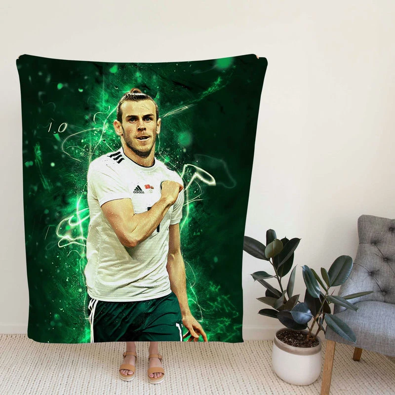 Gareth Frank Bale W Football Player Fleece Blanket