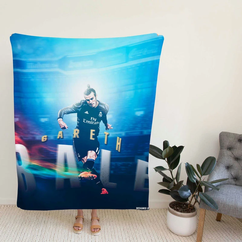 Gareth Bale Real Madrtar Football Player Fleece Blanket