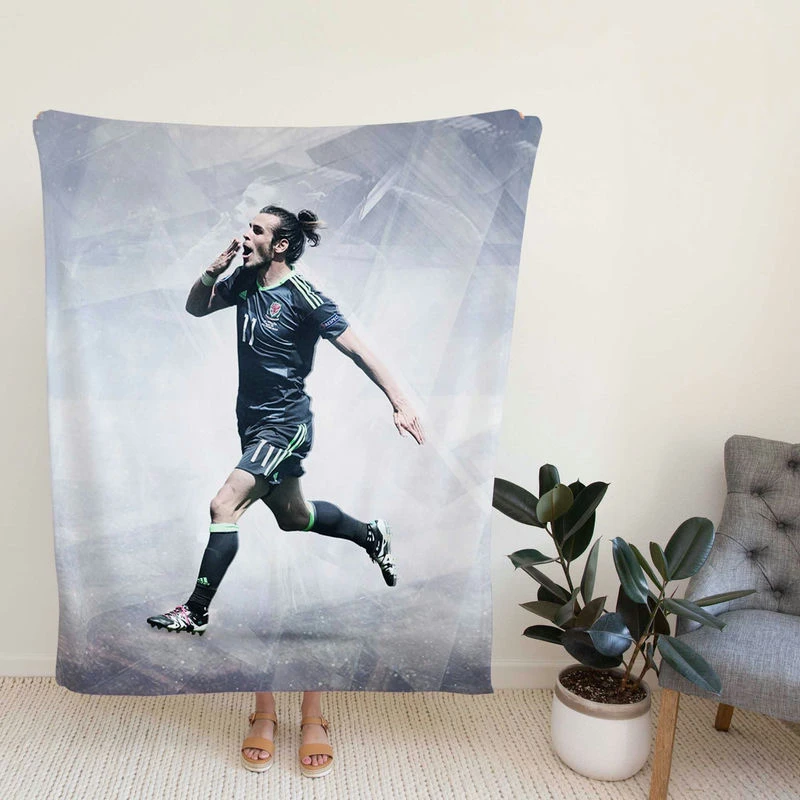 Excellent h Football Player Gareth Bale Fleece Blanket