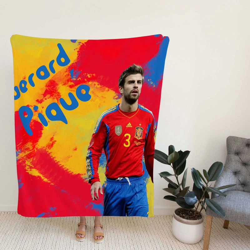 Gerard Pique Top Rankph Football Player Fleece Blanket