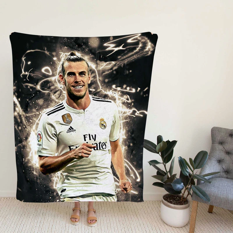 Gareth Frank Bale Real Madrid Football Player Fleece Blanket