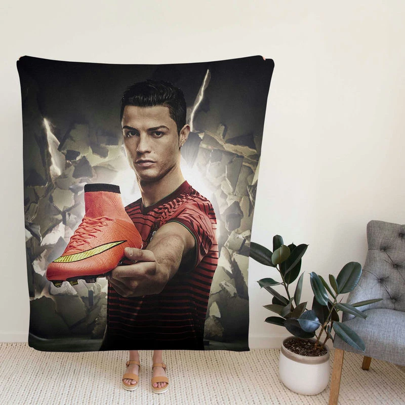 tiano Ronalportive Football Player Fleece Blanket