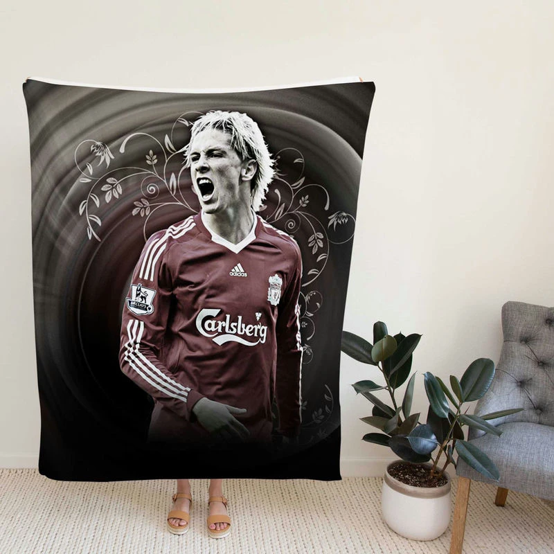 Liverpool Football Player Fernando To Fleece Blanket