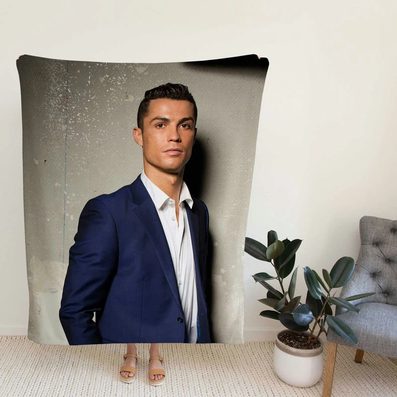 tiano Ronaldo Portugal Football Player Fleece Blanket