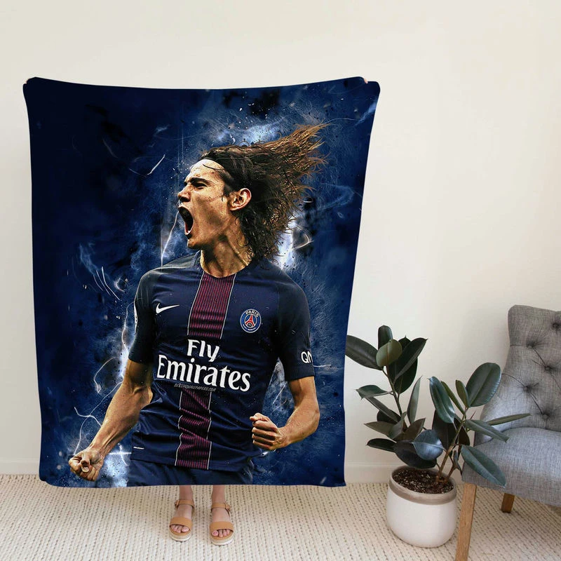 Eon Cavani siG Football Player Fleece Blanket