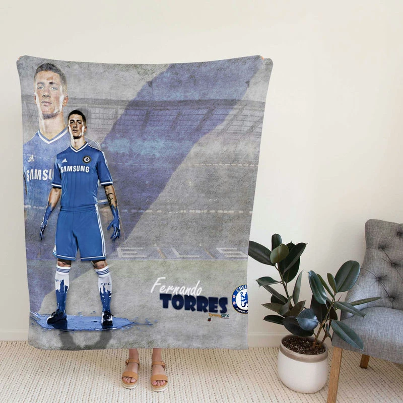 Sph Football Player Fernando To Fleece Blanket
