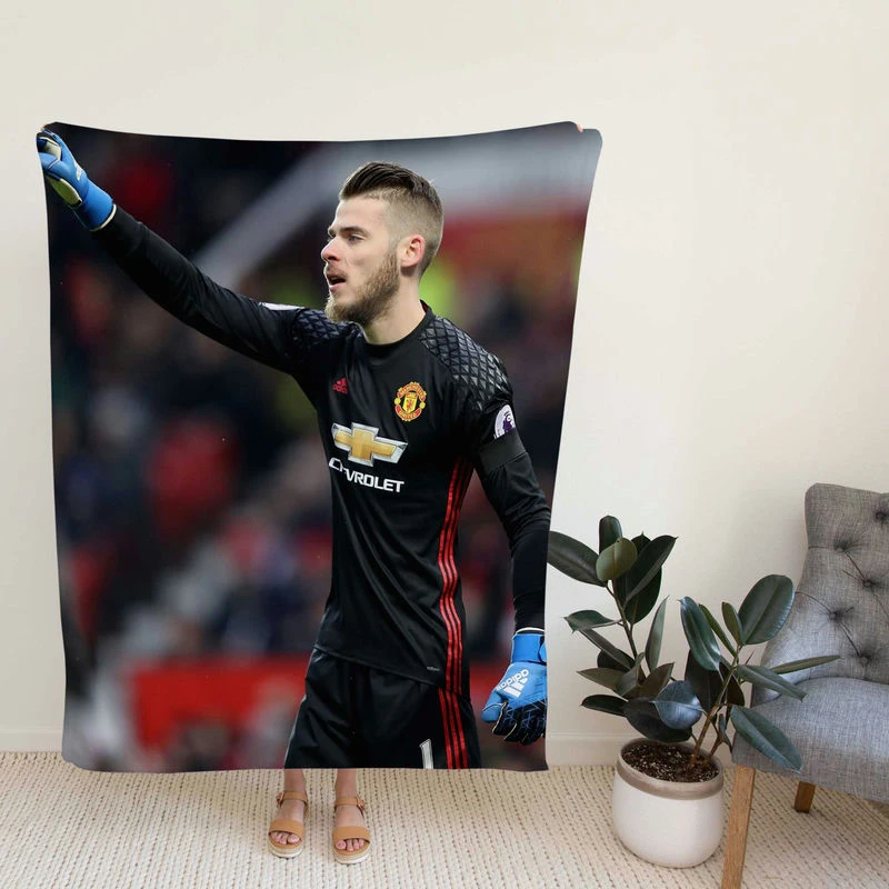 Ultimaph Football Player David de Gea Fleece Blanket