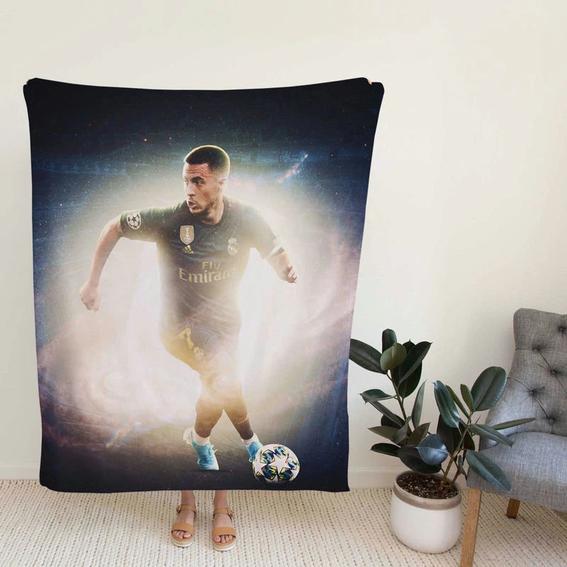 Belgian Prsional Footballer Eden Hazard Fleece Blanket