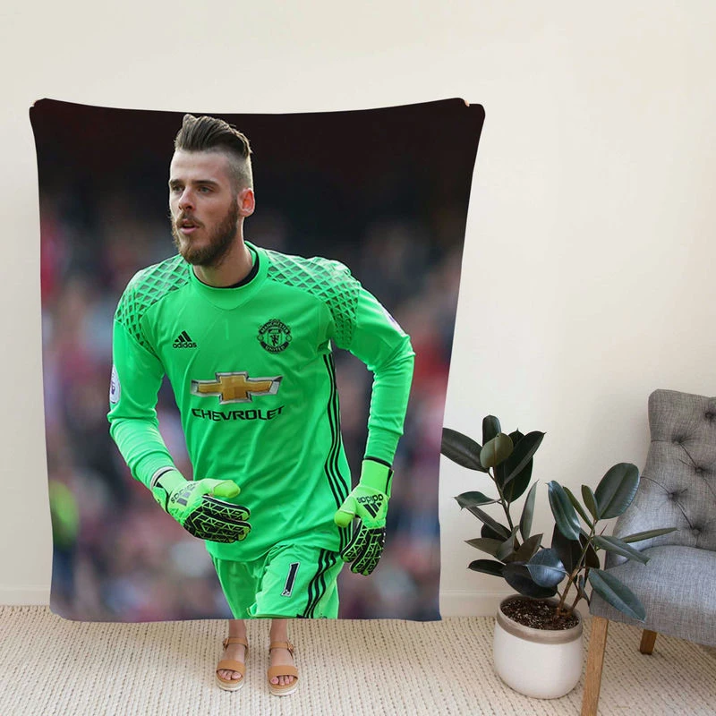 David de Getional Football Player Fleece Blanket