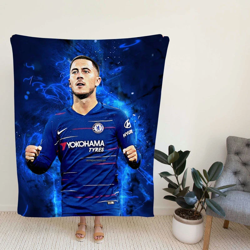 Eden Hazard Popular Cea Football Player Fleece Blanket