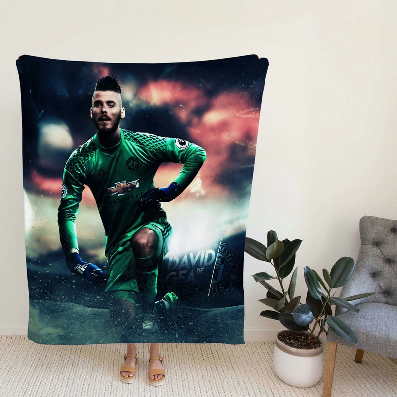 David de Gea Top Rankph Football Player Fleece Blanket