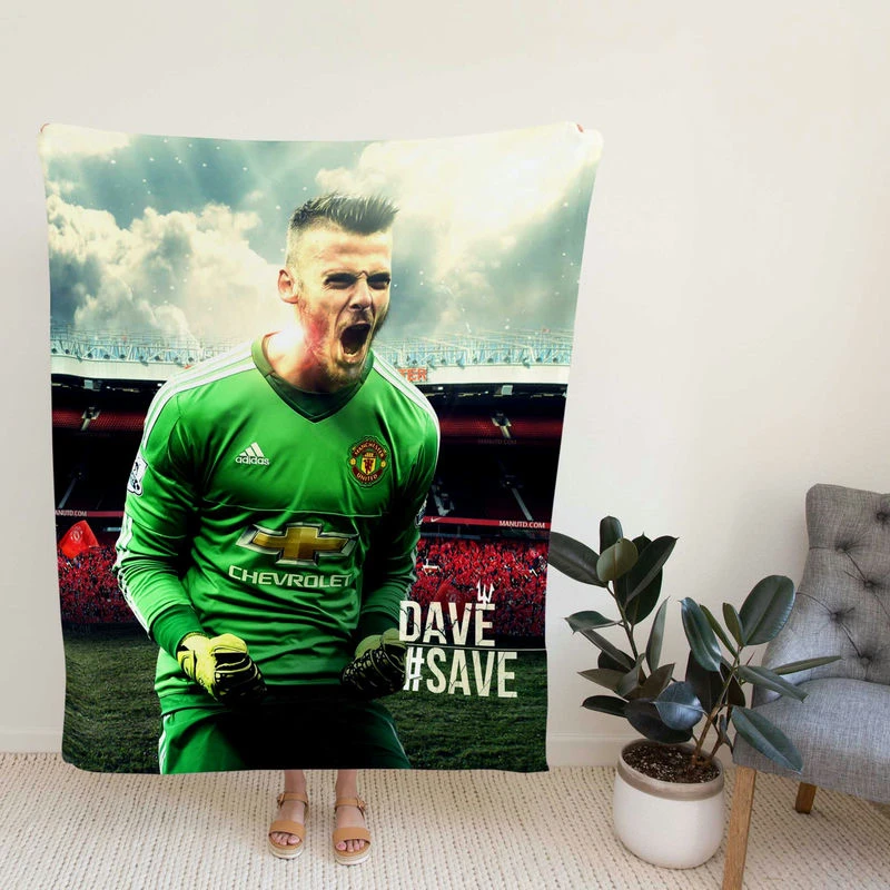 David de Gea Fa Man United Football Player Fleece Blanket