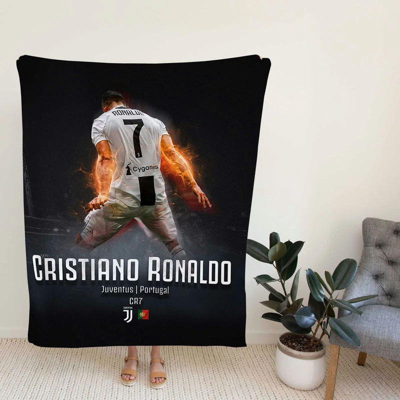 tiano Ronaldo Incredible Footballer Fleece Blanket