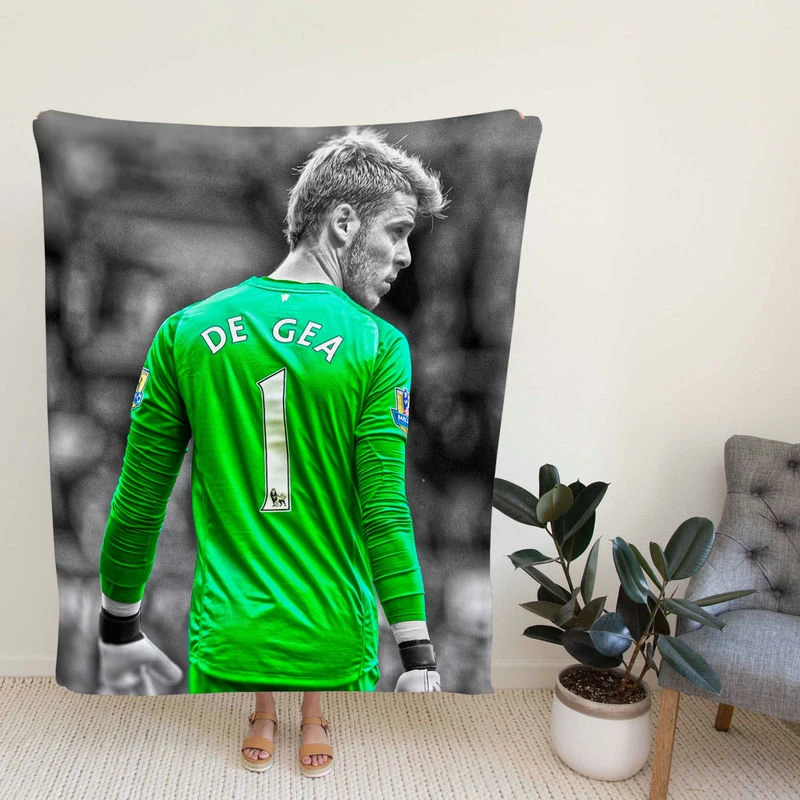 David de Gea Manter United Football Player Fleece Blanket