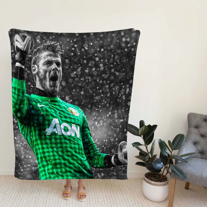 David de Gph Football Player Fleece Blanket
