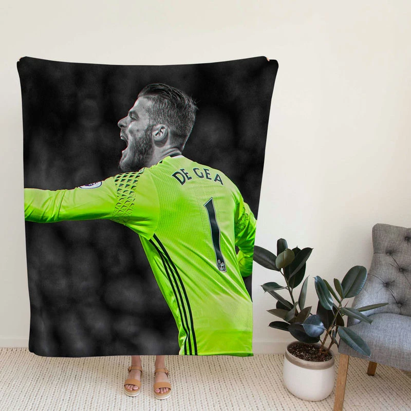 David de Gea sic Manter United Football Player Fleece Blanket