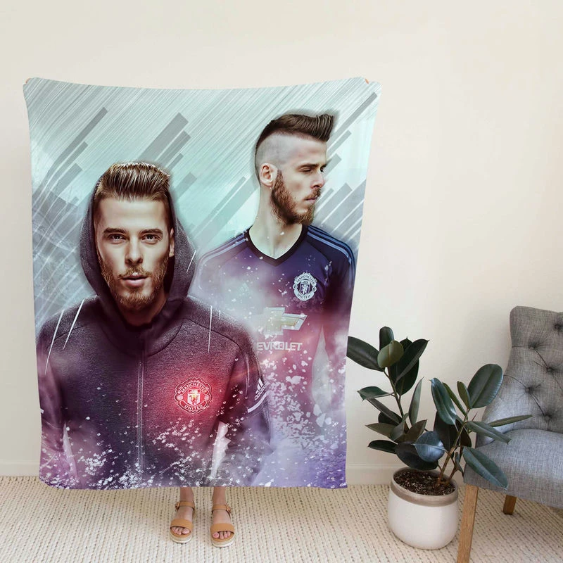 David de Gea Excelleph Football Player Fleece Blanket