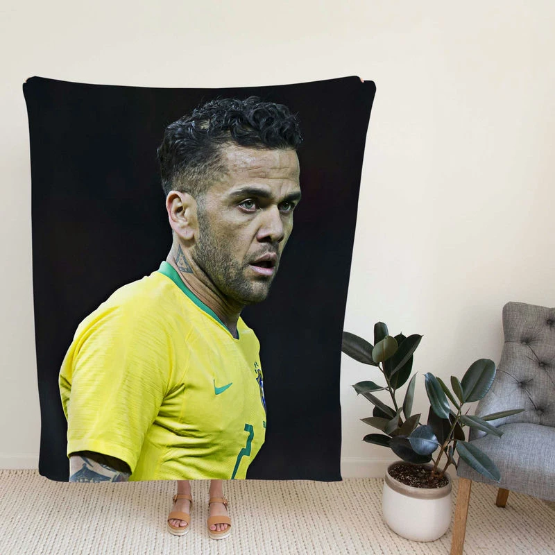 sic Football Player Dani A Fleece Blanket