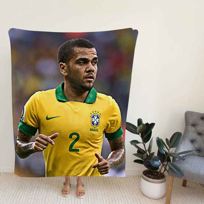 Exellent Football Player Dani A Fleece Blanket