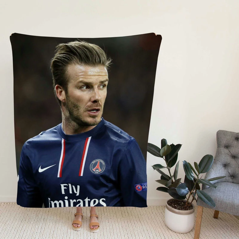 David BeckhensationaG Football Player Fleece Blanket