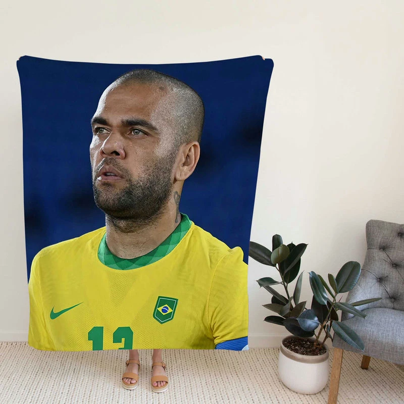 Dani A Brazilian prsional Football Player Fleece Blanket