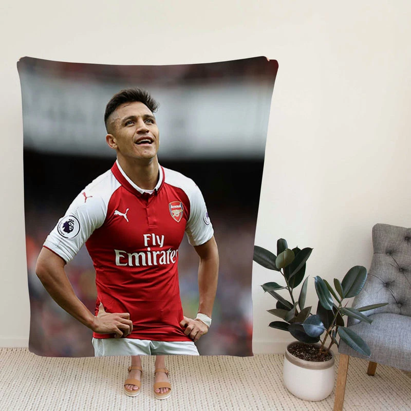 Al Sanchez Exciting Football Player Fleece Blanket