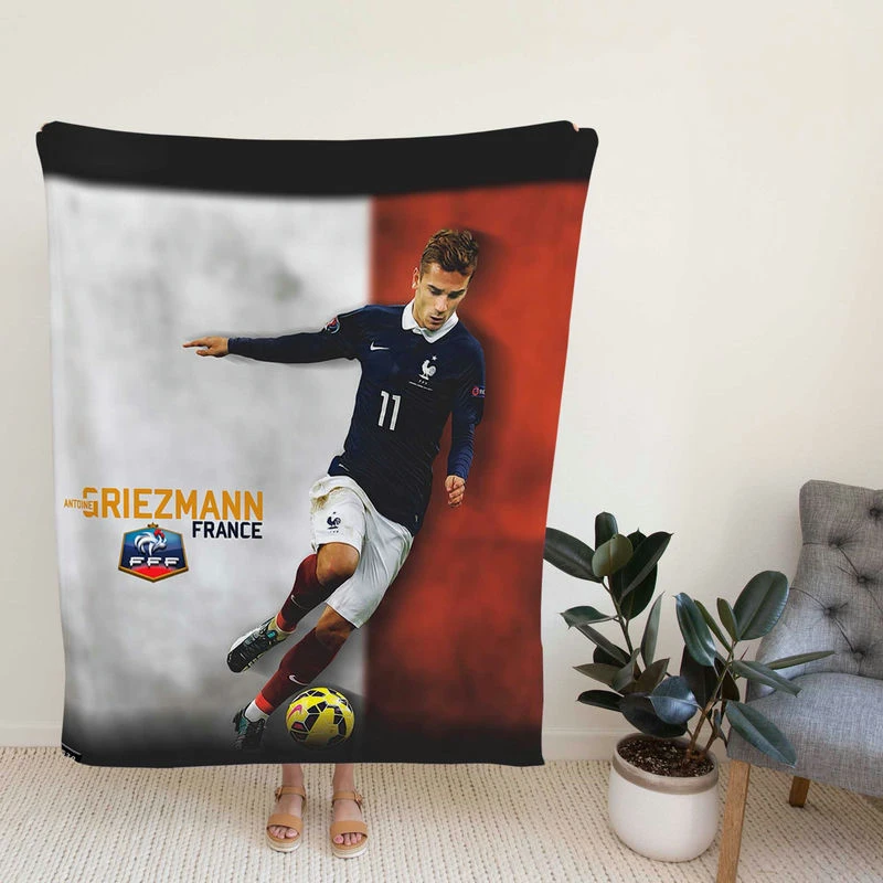 Antoine Griezmann France Exellent Football Player Fleece Blanket
