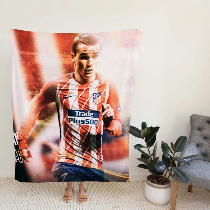 Antoine Griezmann France Prsionl Football Player Fleece Blanket