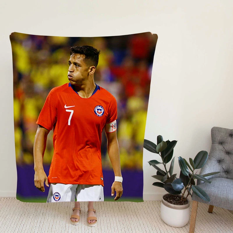 Al Sanchez Fed Chile Football Team Captain Fleece Blanket