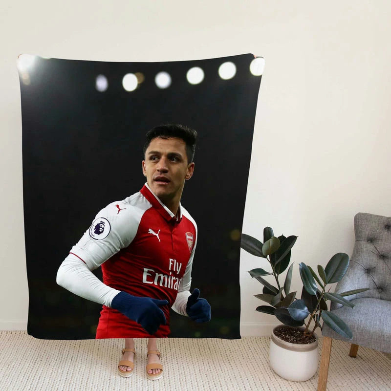 Al Sanchez Gret Chilean Football Player Fleece Blanket