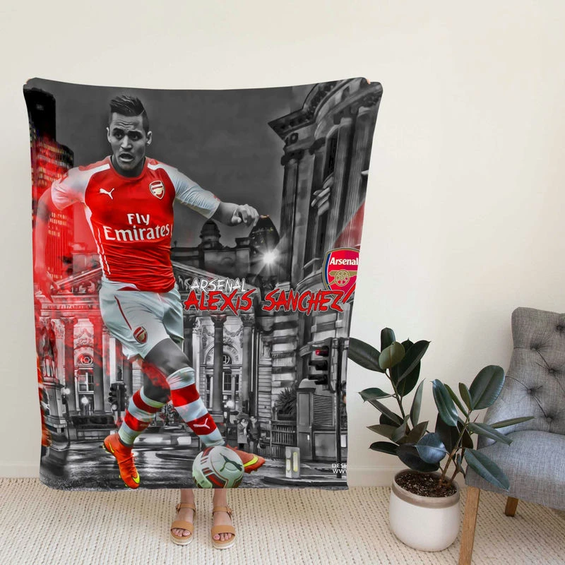 Al Sanchez Chilean football Player Fleece Blanket