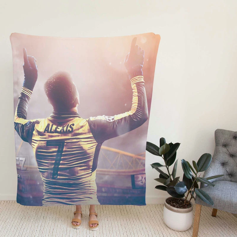 Al Sanchez Prsional Football Player Fleece Blanket