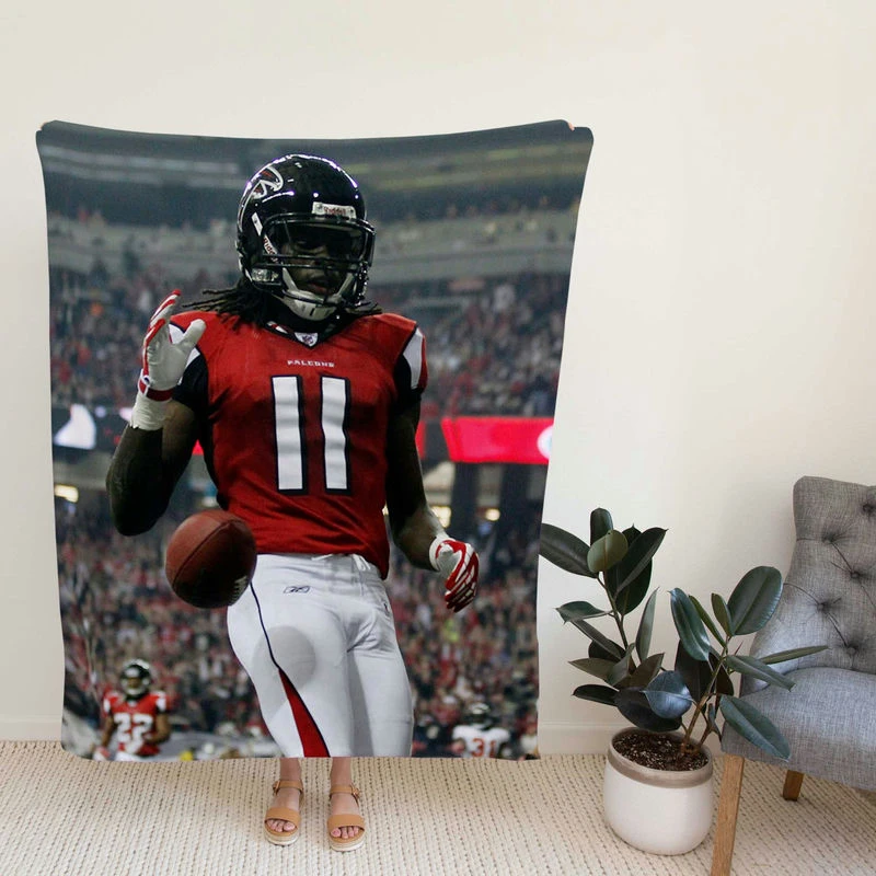 Julio J Top Ranked NFL Football Player Fleece Blanket