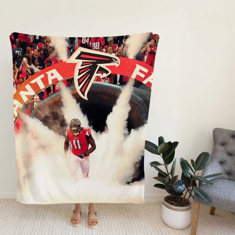 Julio J Strong NFL Football Player Fleece Blanket